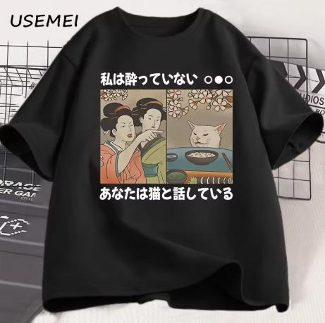 2026 Summer Unisex Cotton Tee, Casual Printed Short Sleeve Crew Neck T-Shirt 100% Cotton Printed Short S разноцветный