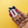 National flag decorative sticker German metal car sticker GERMANY aluminum label map sticker Sline fender side sticker