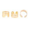 50Pcs Adjustable Hair Braids Dreadlock Beads Cuffs Rings Hair Tools Accessories