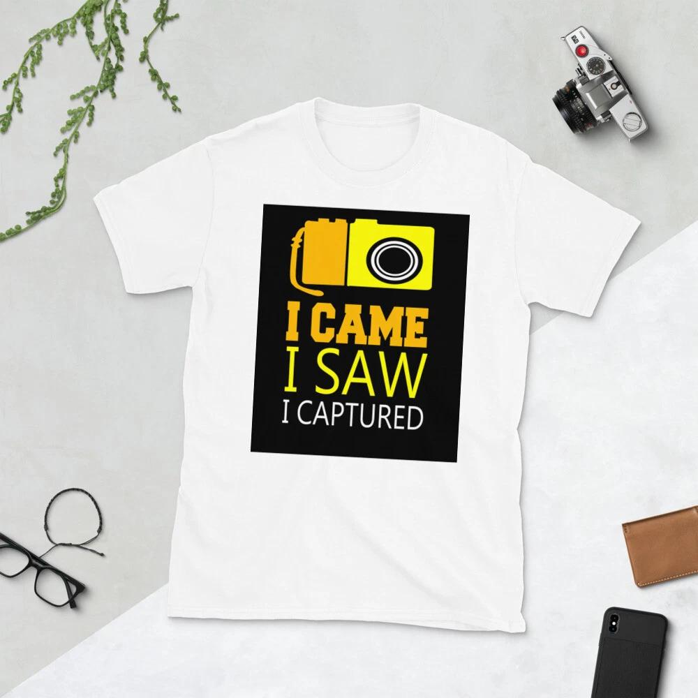 

I LOVE PHOTOGRAPHY CAME SAW CAPTURED COOL GRAPHIC Short-Sleeve Unisex T-Shirt S