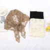 Stylish New Plain  Triangle Hijab For Women Scarf Lace Shawl Wraps Embroidery Elegant Summer Thin Sunscreen Scarves Shawl