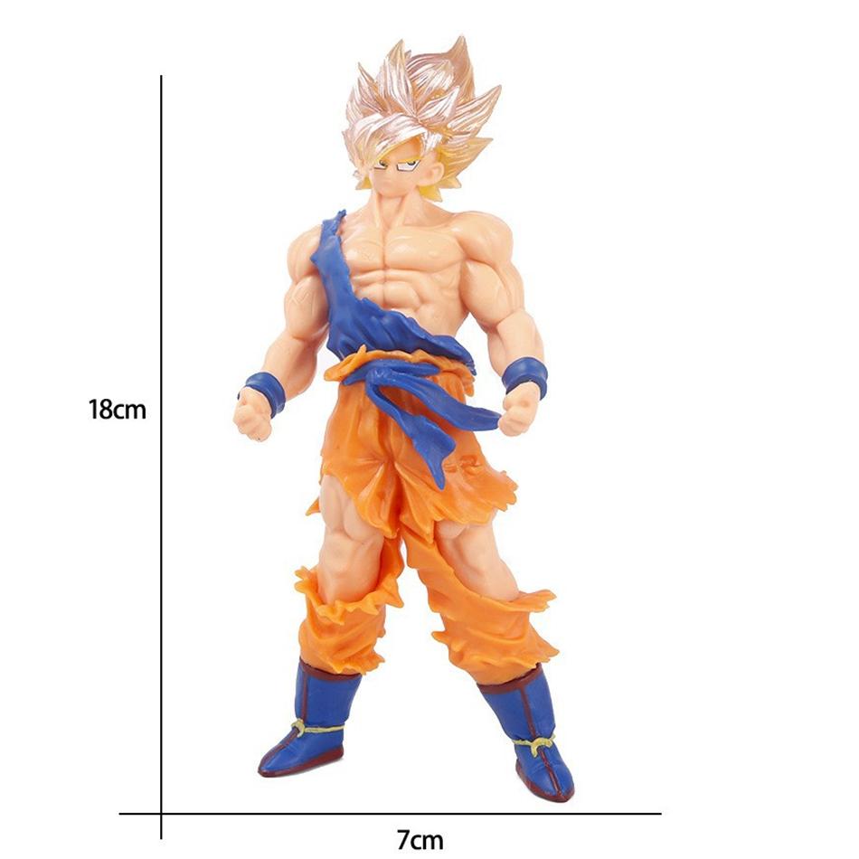 Anime Dragon Ball Character Figurine Battle Damage Wukong Beijita Saiyan Figurine PVC Model Anime Ornament Toy Birthday Gift