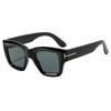 Square Vintage Uv400 Sun Glasses With Full Frame Pc Structure For Summer Outdoor Wear