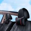 2Pcs Car Seat Headrest with Breathable Mesh PU Leather Universal Car Pillows Headrest Neck Rest Cushion Support Seat Pillow