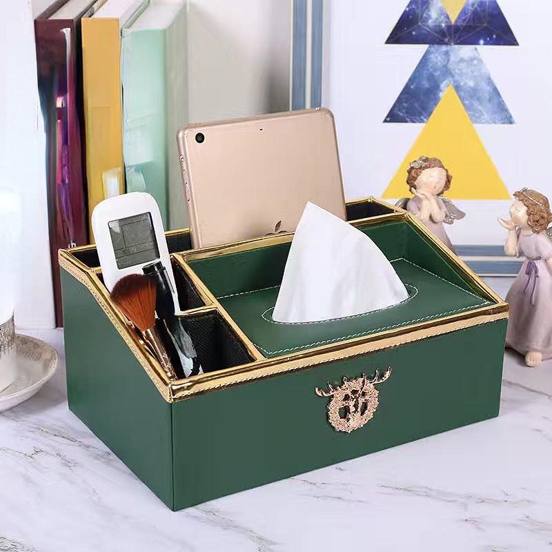 Tissue Multifunctional Drawer Box Paper Tea Table Living Room Remote Control Storage Napkin Paper Organizers