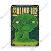 Blink-182 Retro Band Metal Sign, Vintage Music Poster 30x20cm