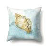 Blue Ocean Seaweed Polyester Pillow Case Car Decoration Home Print Pillow Bedside Sofa Waist Cushion Cover