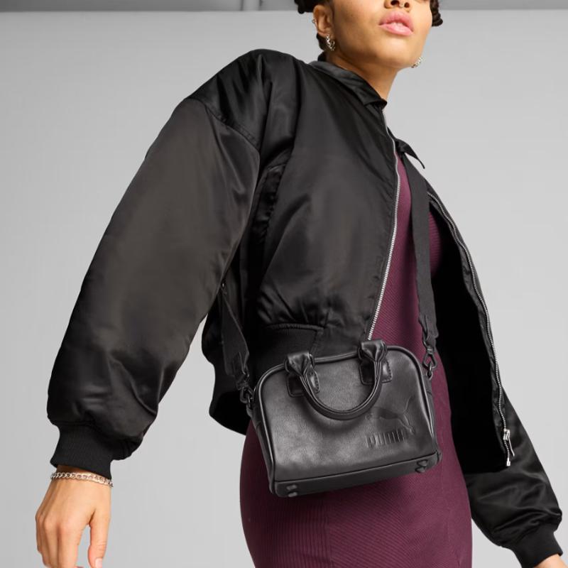 New PUMA Polyester One Shoulder Handbag, Crossbody Bag Small Unisex Black 090945-01