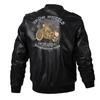 Spring and Autumn Men's Locomotive Leather Jacket Washed PU Leather Jacket Trendy Men's Leather Jacket