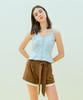 Near And Dear Button Bustier_Light Blue