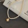 Small Particle Shijia Pearl Necklace Special-Shaped Irregular Freshwater Pearl Pendant Neck Chain Female Niche Design Collarbone Chain