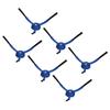 6PCS Vacuum Cleaner Side Brush Replacement ABS Blue Sweeper Side Brush for Eufy X8