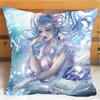 Arena of Valor Honor of Kings Diao Chan Pillow and Pillowcase Cushion Cover Case Double Sided Print Plush Throw Pillows 40x40cm