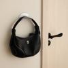 2Pcs Wall Mounted Headband Hair Hoop Storage Rack Punch Free Wardrobe Bag Baseball Cap Holder Hair Circle Belts Storage Hooks