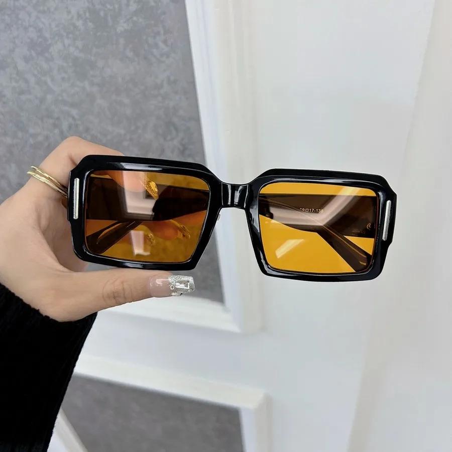 Stylové venkovní stylové dámské pánské čtvercové sluneční brýle retro kočičí oko retro černé sluneční brýle dámské pánské brýle