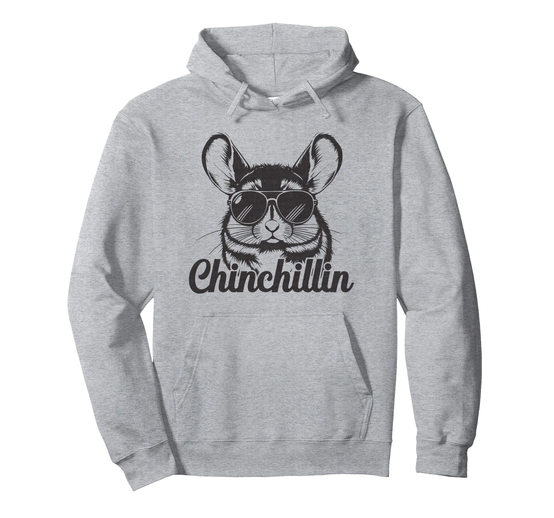 

Chinchilla, a cute chinchilla wearing sunglasses, hoodie