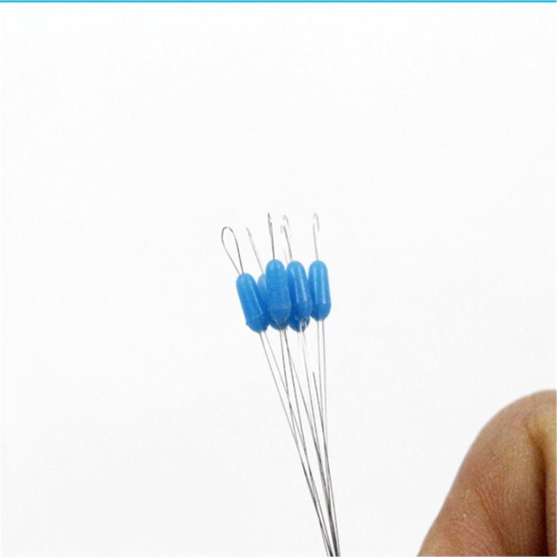 10Pcs Anti Entanglement Silicone Space Beans Fishing Tackle Fishing Line Replacement Space Bean for Knot Protections