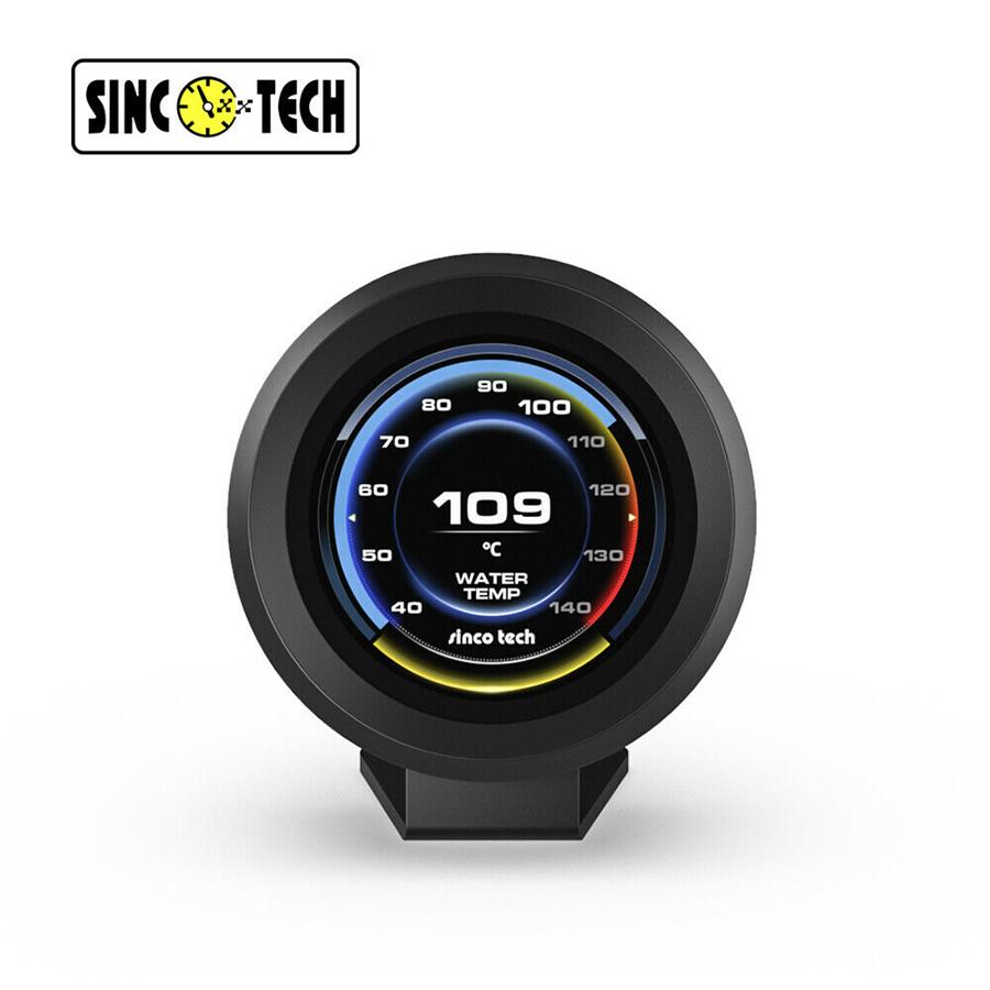 DO912 Multifunction Car Gauge LCD Display RPM Water/Oil Temp Oil Pressure Gauge