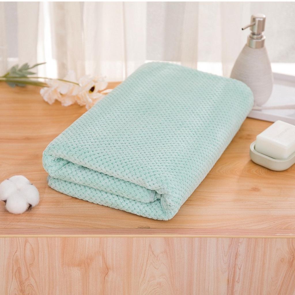 HOMZY High Quality Coral Velvet Bath Towel Soft Quick Absorbent Bath Towel Bathroom Hotel Eco-Friendly Beach Towel for Home