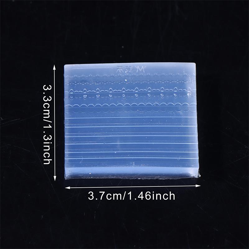 

1Pc 3D Bow Lace Lines Nail Art Silicone Mold DIY Resin Carving Mould for Jewelry Making And Art Decors прозрачный