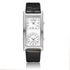 Dual Time Zone Men's Women's Rectangle Wrist Watch Fashion Watch for Couples Quartz Watch
