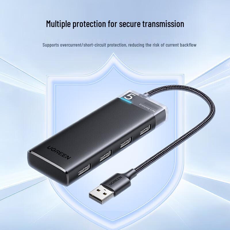 UGREEN USB 3.0 4-Port Hub with 1.5m Braided Cable