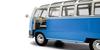 SOLIDO 1/18 Scale Volkswagen T1 Samba Bus 1962 (Blue/White) Finished Product S1813401