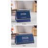 Coil Mini Calendar Desktop Decoration English Calendar Simple Daily Planner  Gifts
