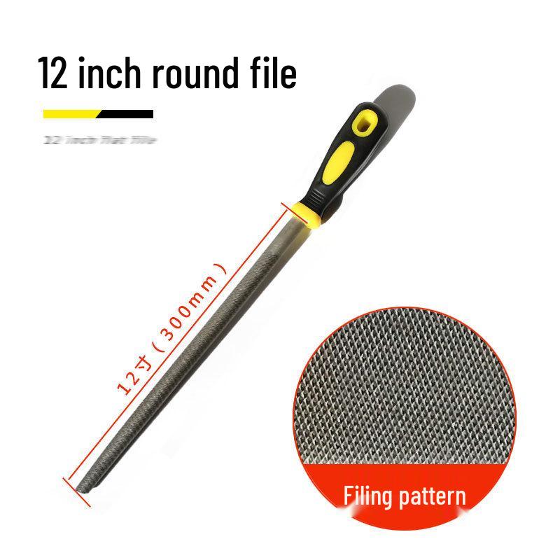 Fitter File Set: Flat, Half-Round, Round, Triangular, Square Files, Grinding Iron Block, Woodworking Tool
