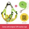 Breathable Mesh Dog Leash & Harness - Vest Style, Anti-Lost, Small/Medium Dogs