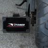1 Set Universal Side Mount Motorcycle Registration Number License Plate Holder Bracket With LED Light Fender Eliminator