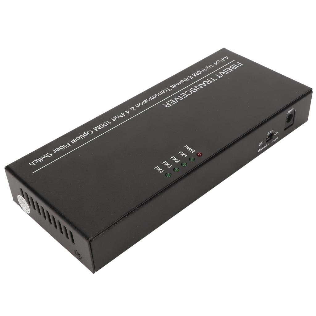 SFP Fiber Switch 8 Ports 10 100M Self Adaptive LED Indicator Plug and Play Ethernet Optical Switch