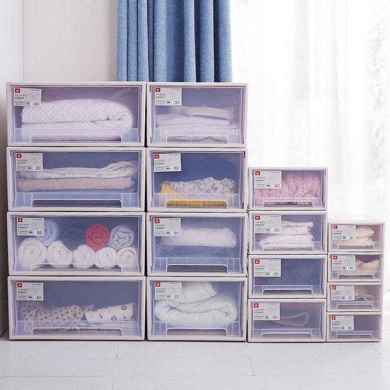 Hicedic HC-43 Stackable Transparent Drawer Storage Box