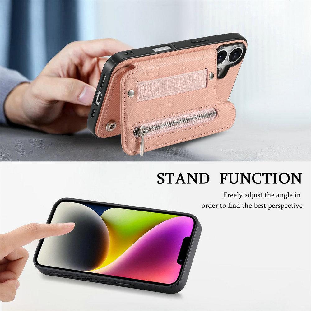 G15 G54 G86 Power 5G Luxus Hülle RFID Karten Leder Capa für Motorola Moto G56 G66J G85 G75 G55 G35 G05 G04 G14 G06 G84 Reißverschluss Abdeckung