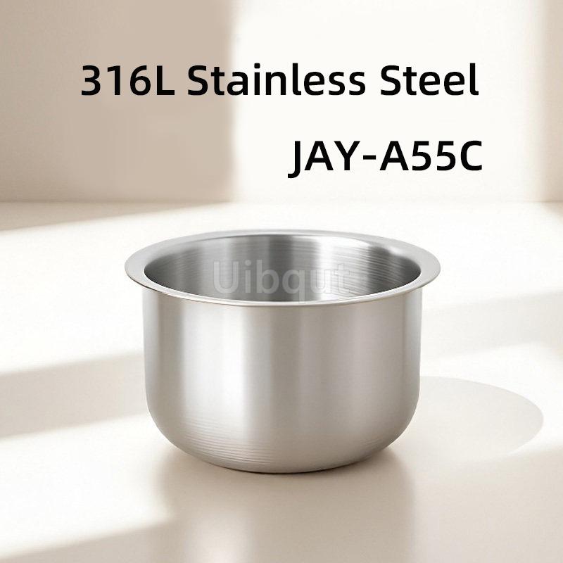 Stainless Steel Rice Cooker Inner for Tiger JAI JBU Cooking Pot non stick Replacement Liner Cookware Cooking Pots Set part