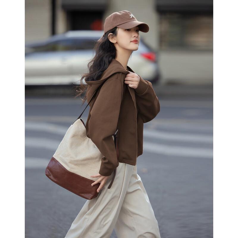 Женское укороченное худи в стиле ретро с вышивкой букв Demana S