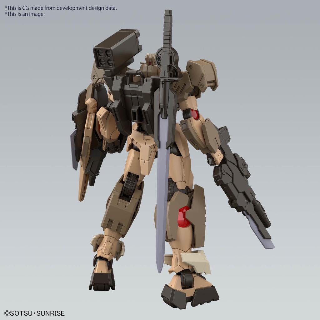 HG Gundam Build Metaverse Gundam 00 Commando Quanta Desert Type Plastikmodell im Maßstab 1/144, farbcodiert