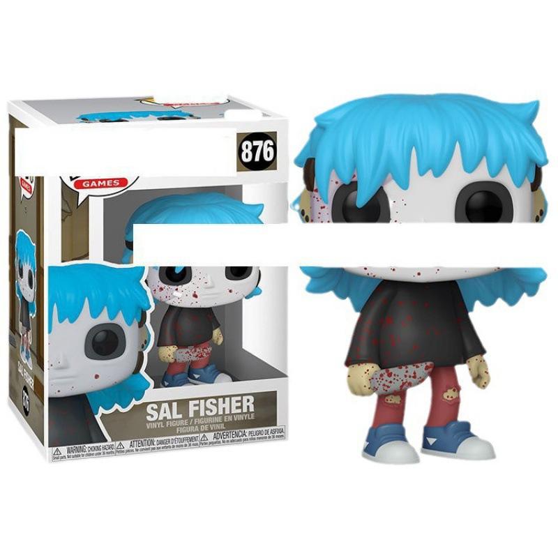 Cute-faced horror game figurine model PVC material collectible toy