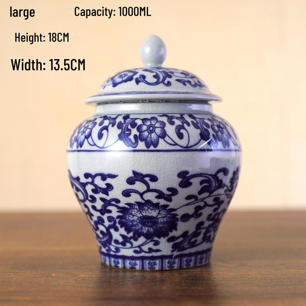 Retro Ceramic Tea Storage Cans - Moisture-Proof, Sealed, Small Clay Containers