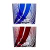 TOFUKU Trading Creative Cut Master Premium Count X H78 240 Glass, Finish, Glasswork, Pair, Blue/Red, 90 Mm, Cc, TK-839