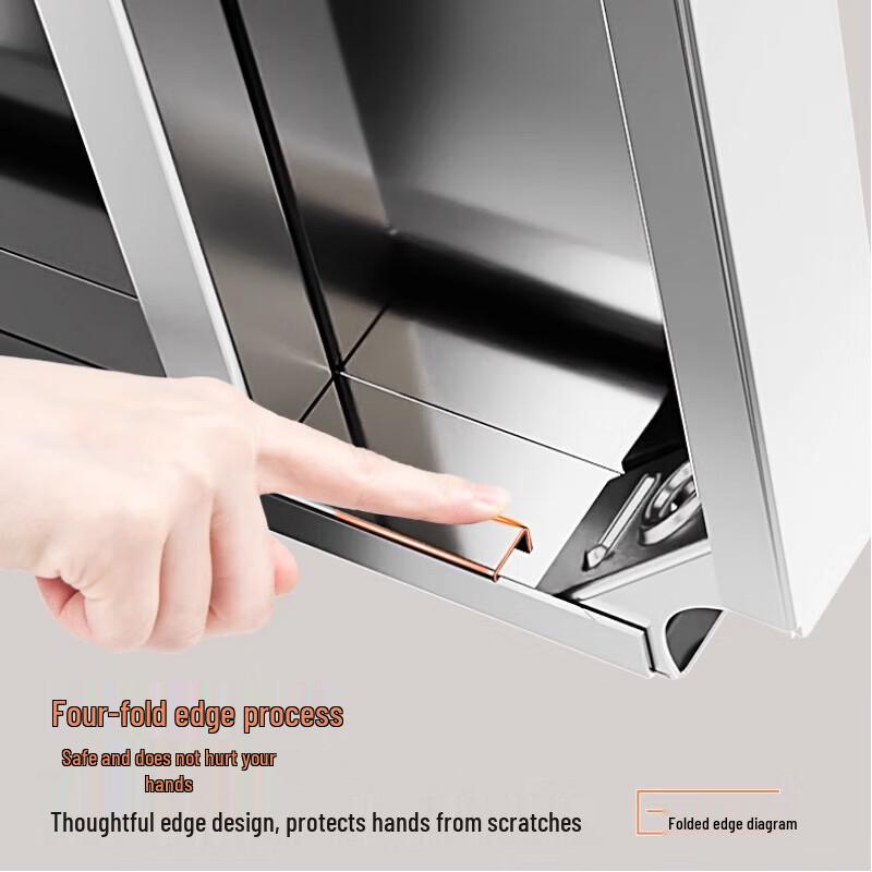 Beifu Edelstahl Küchenregal zur Aufbewahrung