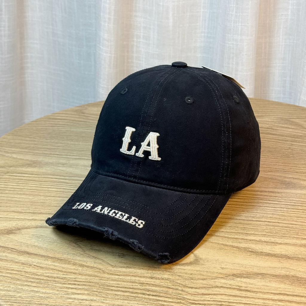 Neue LA Baseballkappe für Damen Koreanischer Stil Gestickte Schirmmütze Tiefer Sitz Sonnenschutz Kleines Gesicht