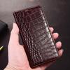 Luxus Echtleder Handyhülle für Samsung Galaxy S26 S25 Edge S24 S23 S22 S21 S20 Ultra FE Plus Klapp-Slot-Geldbörsen-Cover.