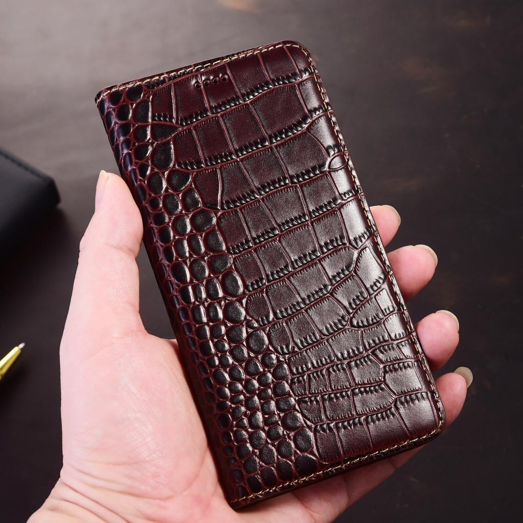 Luxus Echtleder Handyhülle für Samsung Galaxy S26 S25 Edge S24 S23 S22 S21 S20 Ultra FE Plus Klapp-Slot-Geldbörsen-Cover.