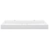 Wash Basin 120 X 46 X 11 Cm Mineral Cast Marble Cast White