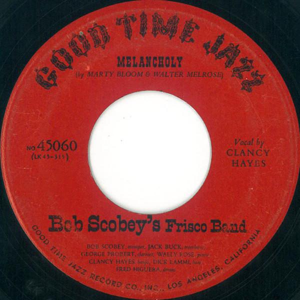 

7inch Record BOB SCOBEY S FRISCO BAND - South 45060 Good Time Jazz US Jazz Used