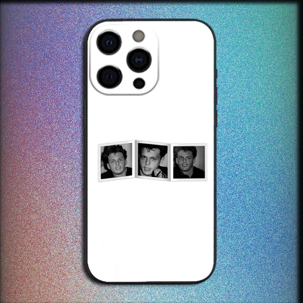 Singer Luis M-Miguel Phone Case For iPhone 16,15,14,13,12,11,Pro,X,XS,Max,XR,Plus,Mini Soft Black Cover