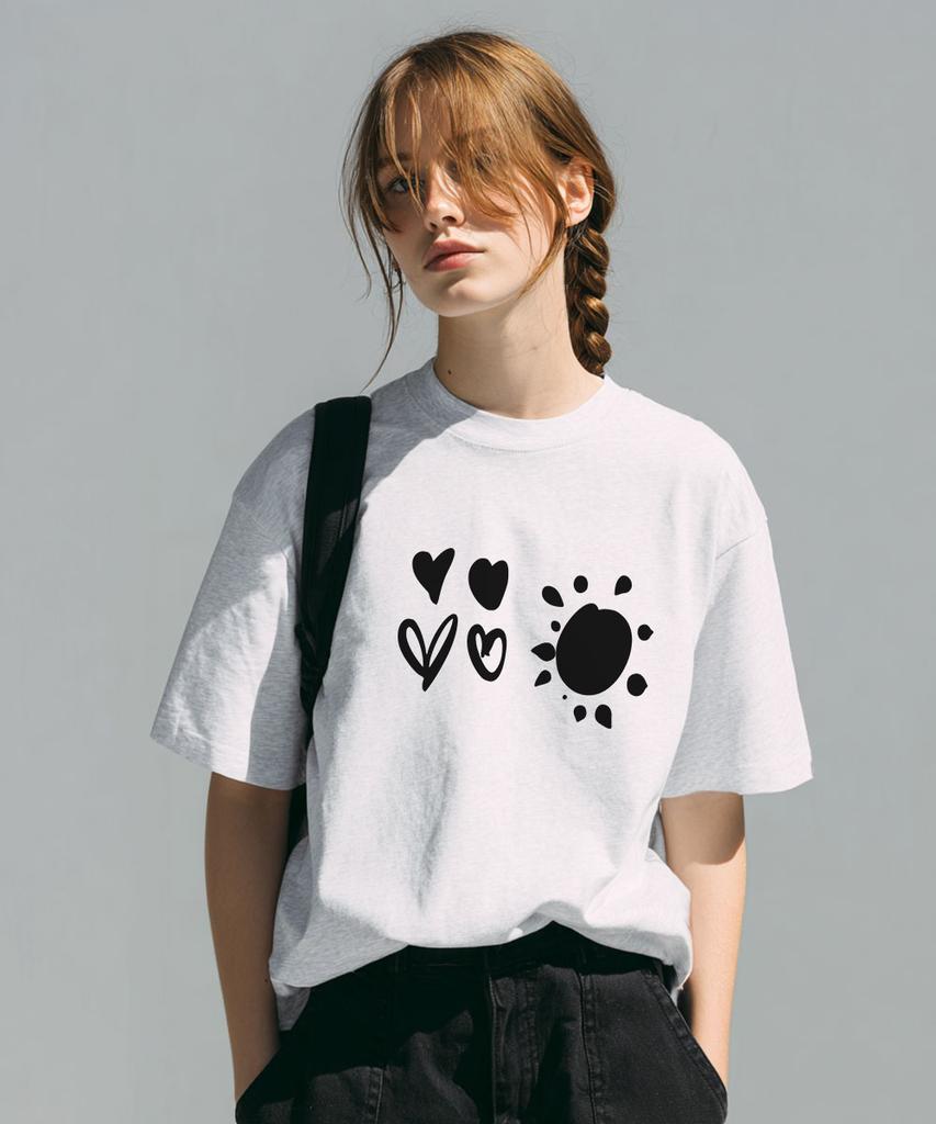 OHP Ohpxquirk Sunbloom Semi-Over Short Sleeve Tee (Type B)