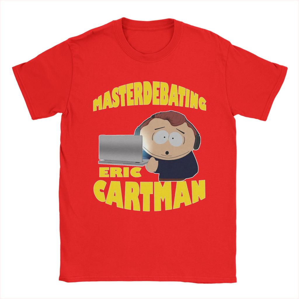 Funny Masterdebating CartUnisex SouthParks TShirt for Unisex Round Neck Pure Cotton T Shirts Short Sleeve Tee Shirt Clothes