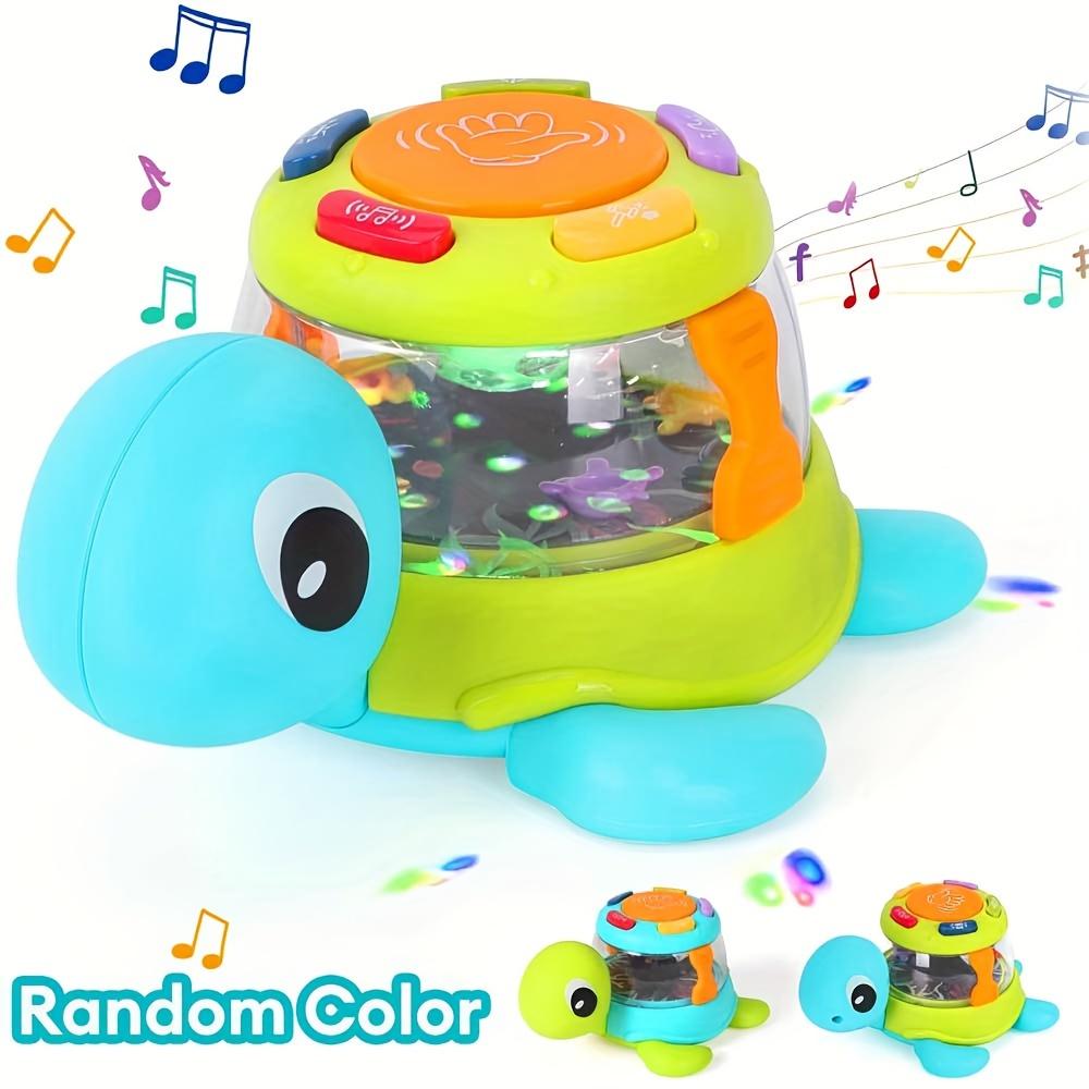 Kids' Music Turtle Crab Toy, Musical Early Learning Drum, Enhances Fine Motor Skills, Parent-Child Interaction, Birthday Gift